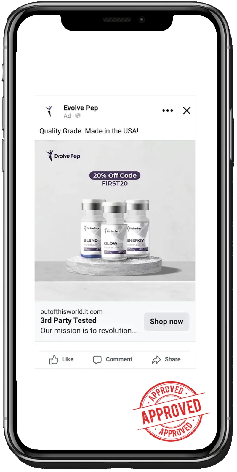 peptide ads agency